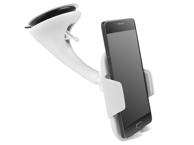 Universal holder with suction cup, white