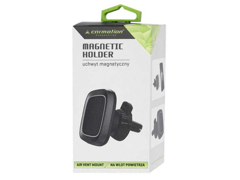 Magnetic holder for car air went