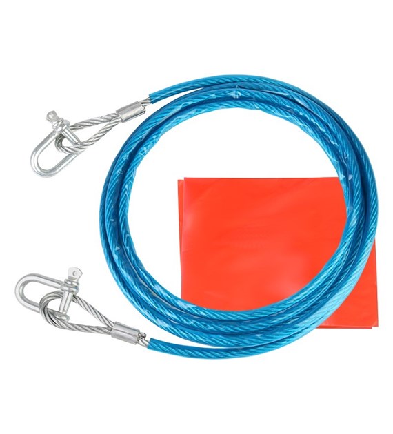 Steel tow rope 3T, 4m