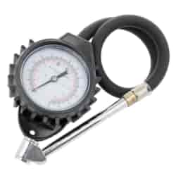 Wheel pressure gauge with rubber tube, 15 BAR