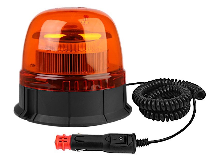 Beacon 45 SMD LED 12/24V, magnet / bolt, orange, E9 ECE R65