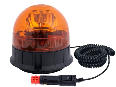 Beacon with worm drive, with H1 12V and 24V, orange, E8 ECE R65