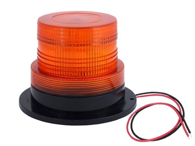 Gyrophare 20 SMD LED 12-110V, aimant / boulon, orange E9 ECE R10