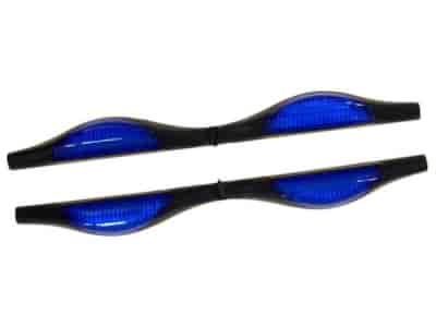 Türstoßfänger, Reflektore, blau, 2 Stk
