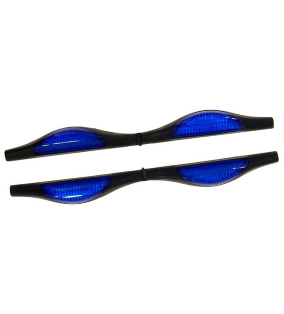 Türstoßfänger, Reflektore, blau, 2 Stk