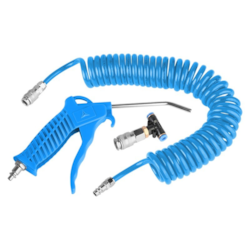 Air blow gun set, universal 4x6 mm, 10 atm