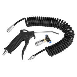 Air blow gun set, universal, 5x8 mm, 13 atm