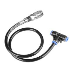 Pneumatic tee-reducer with 12 mm / 6 mm / 6 mm hose, 10 atm