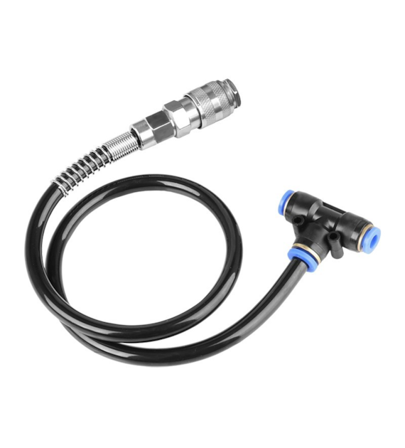 Pneumatic tee-reducer with 12 mm / 6 mm / 6 mm hose, 10 atm