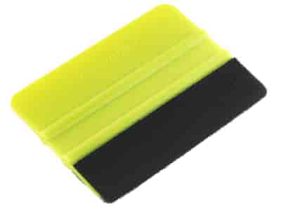 Squeegee with felt for application of films and stickers