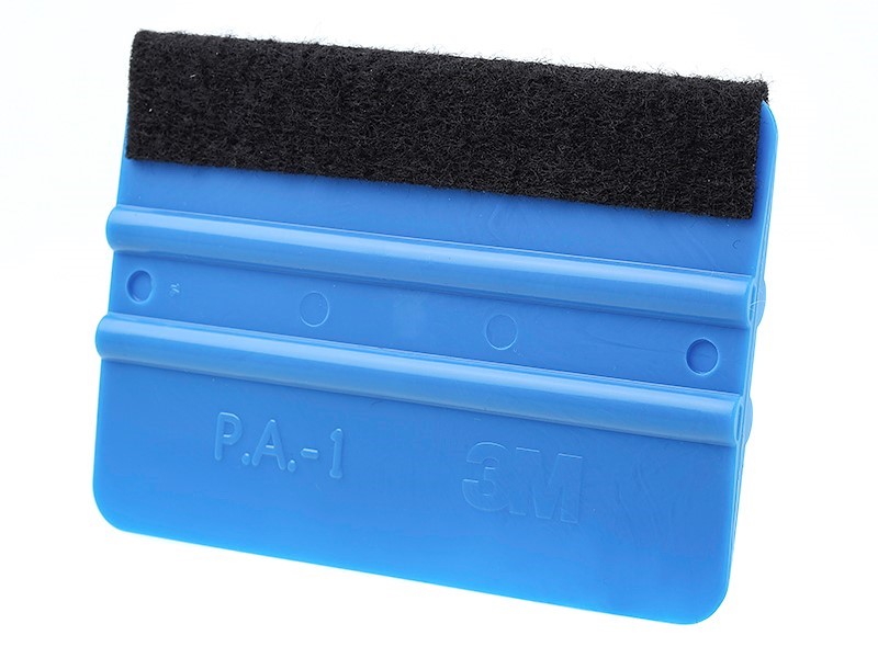 Squeegee with felt for applying films and stickers 125x80mm