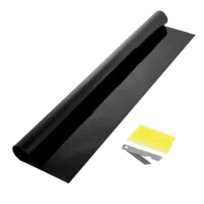 Film Ultra Dark Black for car window tinting, 50x300 cm
