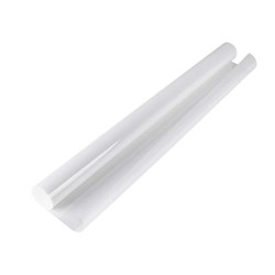 Folia 50 x 300 cm dekoracyjna - białe kropki