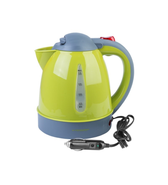 Car kettle with flat heating plate, 1L, 12V, 150W
