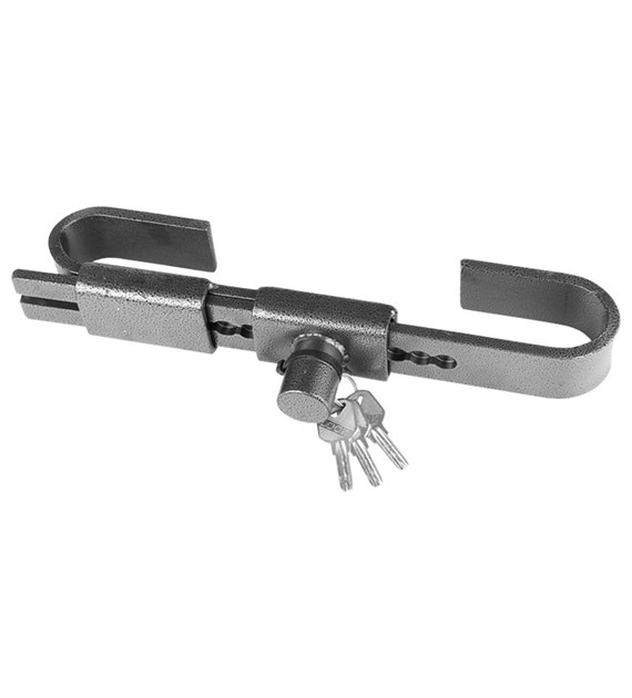 Container lock with key, carbon steel