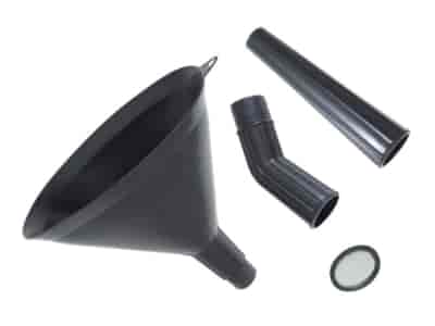 3-teiliger Trichter mit Sieb, Kunststoff, oval