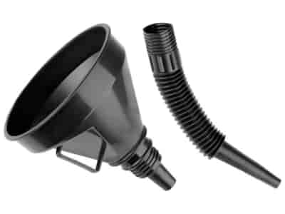 Lejek plastikowy, dwuczęściowy z sitkiem, czasza 140 mm, okrągły
