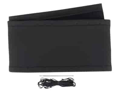 Lenkradbezug geschnürt 39-41 cm, aus 1 Stk Naturleder, schwarz