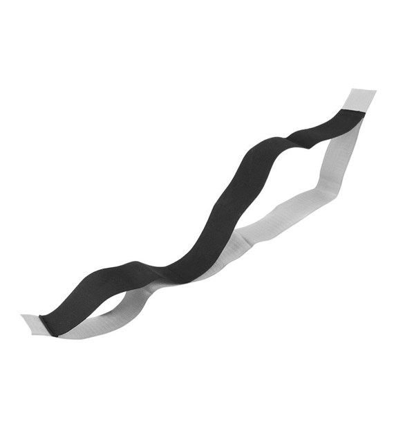 Hook-and-loop strip with rubber for attaching items to upholstery, 66 x 5 cm