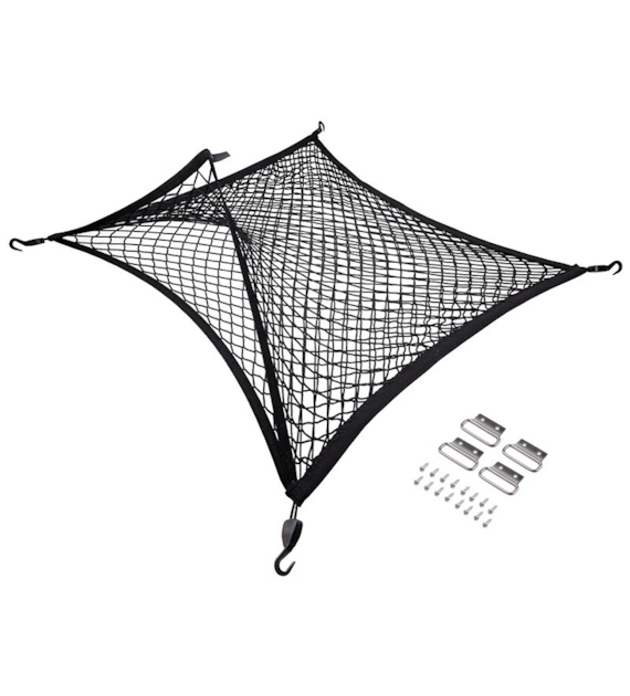 Two-layer soft net, with trunk hooks, 80x60 cm