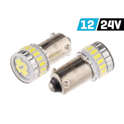 Żarówka VISION H21W BAY9s 12/24V 18x SMD LED, nonpolar, CANBUS, biała, 2 szt.