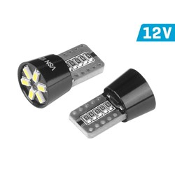 Ampoule VISION W5W (T10) 12V 6x 3014 SMD LED, CANBUS, blanche, 2 pcs