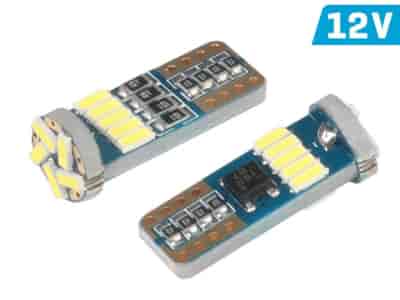 Ampoule VISION W5W (T10) 12V 15x 4014 SMD LED, non polaire, CANBUS, blanche, 2 pcs