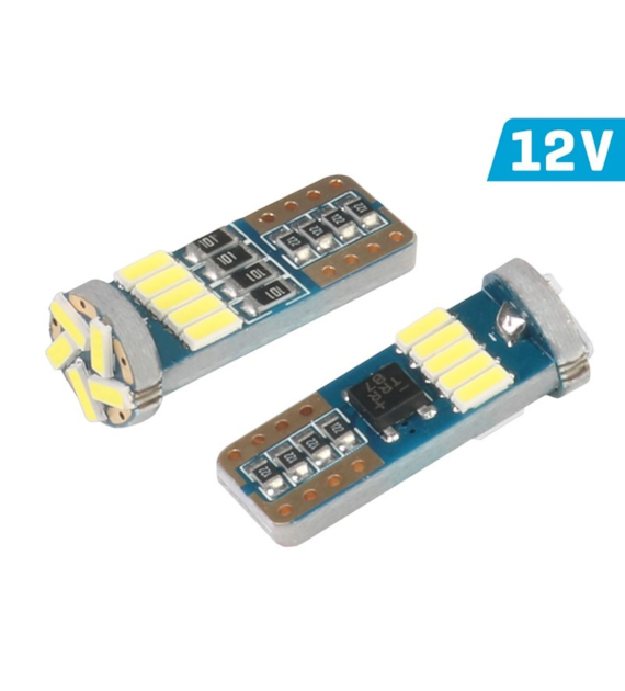 Ampoule VISION W5W (T10) 12V 15x 4014 SMD LED, non polaire, CANBUS, blanche, 2 pcs