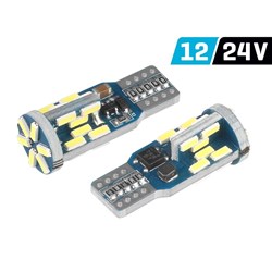 Żarówka VISION W5W (T10) 12/24V 30x 4014 SMD LED, CANBUS, biała, 2 szt.