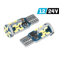 Żarówka VISION W5W (T10) 12/24V 30x 4014 SMD LED, CANBUS, biała, 2 szt.