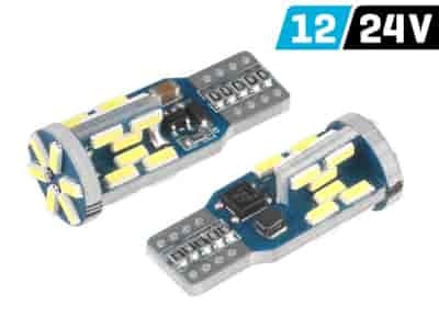 Ampoule VISION W5W (T10) 12/24V 30x 4014 SMD LED, CANBUS, blanche, 2 pcs