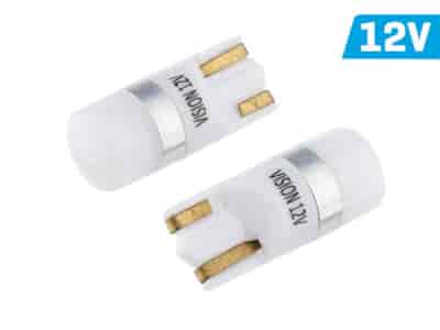 Bulb VISION W5W (T10) 12V, 1x 3030 SMD LED, CANBUS, white, 2 pcs