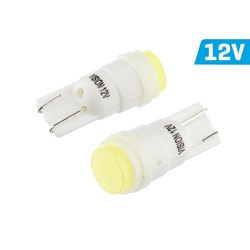 Żarówka VISION W5W (T10) 12V 1x COB LED, biała, 2 szt.