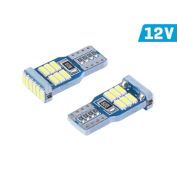 Żarówka VISION W5W (T10) 12V 18x 4014 SMD LED, nonpolar, CANBUS, biała, 2 szt.