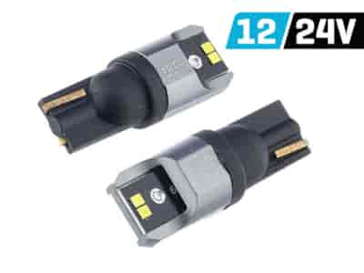Bulb VISION W5W (T10) 12/24V 4x 1616 SMD LED, CANBUS, white, 2 pcs
