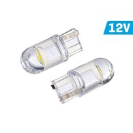 Żarówka VISION W5W (T10) 12V 1x F10 LED,całoszklana, biała, 2 szt.