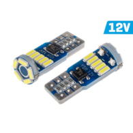 Bulb VISION W5W (T10) 12/24V 15x 4014 SMD LED, nonpolar, CANBUS, white, 2 pcs