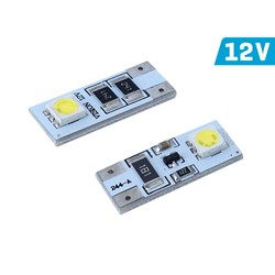 Żarówka VISION W5W (T10) 12V 2x 5050 SMD LED, CANBUS, biała, 2 szt.