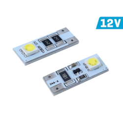 Ampoule VISION W5W (T10) 12V 2x 5050 SMD LED, CANBUS, blanche, 2 pcs