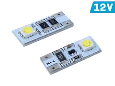 Ampoule VISION W5W (T10) 12V 2x 5050 SMD LED, CANBUS, blanche, 2 pcs