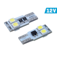 Ampoule VISION W5W (T10) 12V 4x 5050 SMD LED, CANBUS, blanche, 2 pcs