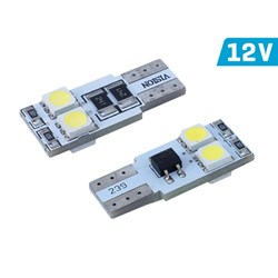 Żarówka VISION W5W (T10) 12V 4x 5050 SMD LED, CANBUS, biała, 2 szt.