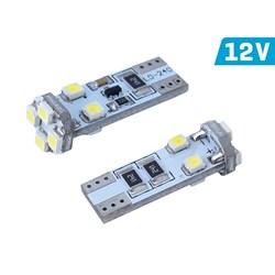 Żarówka VISION W5W (T10) 12V 8x 3528 SMD LED, CANBUS, biała, 2 szt.