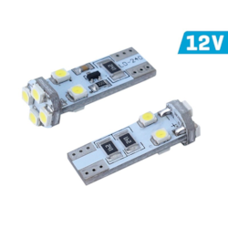 Żarówka VISION W5W (T10) 12V 8x 3528 SMD LED, CANBUS, biała, 2 szt.