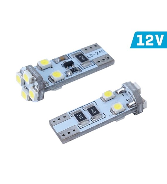 Ampoule VISION W5W (T10) 12V 8x 3528 SMD LED, CANBUS, blanche, 1 pc