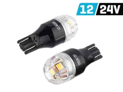 Bulb VISION W16W (T15) 12/24V 5x 2835 SMD Lumileds, nonpolar, CANBUS, white, 2 pcs
