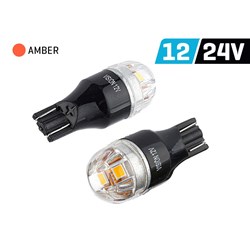Glühlampe VISION WY16W (T15) 12/24V 5x 2835 SMD Lumileds, unpolar, CANBUS, orange, 2 Stk