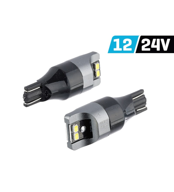 Bulb VISION W16W (T15) 12/24V 4x 3020 SMD LED, nonpolar, CANBUS, white, 2 pcs