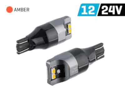 Bulb VISION W16W (T15) 12/24V 4x 3020 SMD LED, nonpolar, CANBUS, orange, 2 pcs