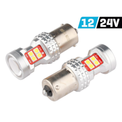 Żarówka VISION R5W/R10W BA15s 12/24V 13x 3030 SMD LED, nonpolar, CANBUS, biała, 2 szt.